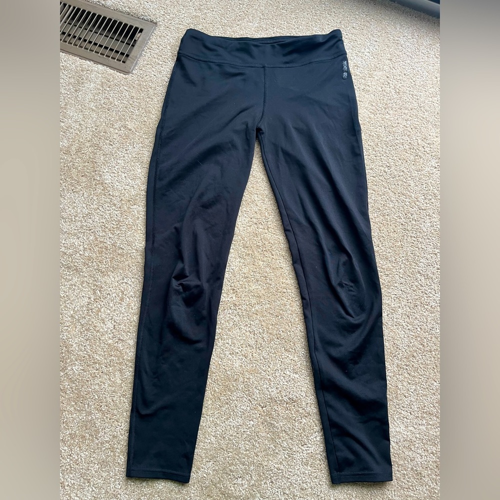 Reebok Black Leggings, Youth Large